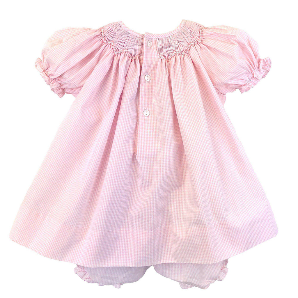 Bishop Zig Zag Smocked Dress - Petit Ami & Zubels All Baby! Dress