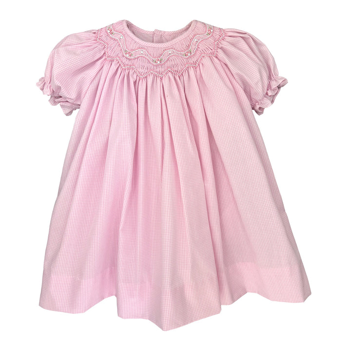 Bishop Zig Zag Smocked Dress - Petit Ami &amp; Zubels All Baby! Dress