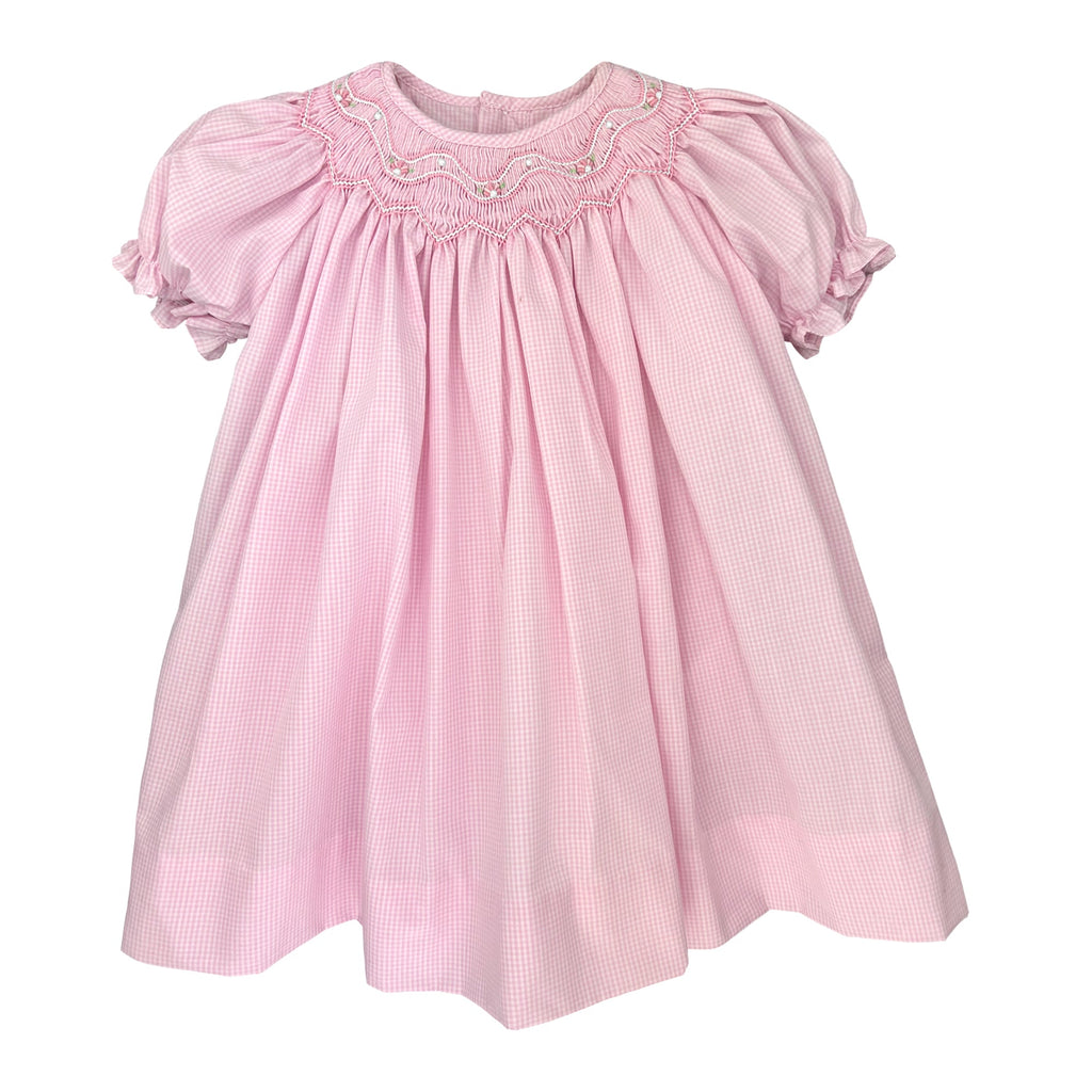 Bishop Zig Zag Smocked Dress - Petit Ami & Zubels All Baby! Dress