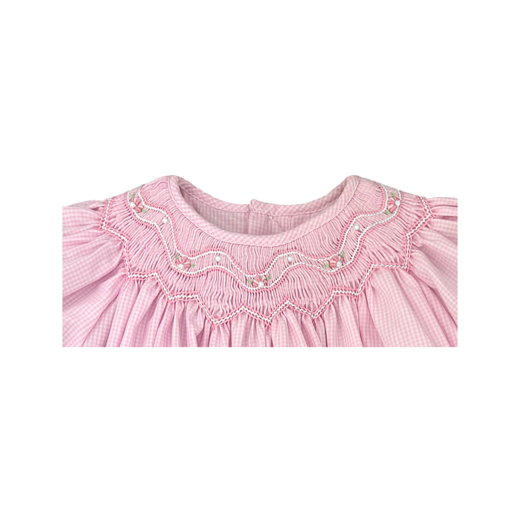 Bishop Zig Zag Smocked Dress - Petit Ami & Zubels All Baby! Dress