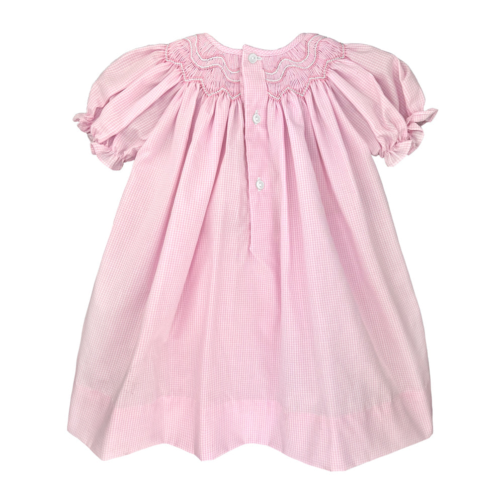Bishop Zig Zag Smocked Dress - Petit Ami & Zubels All Baby! Dress