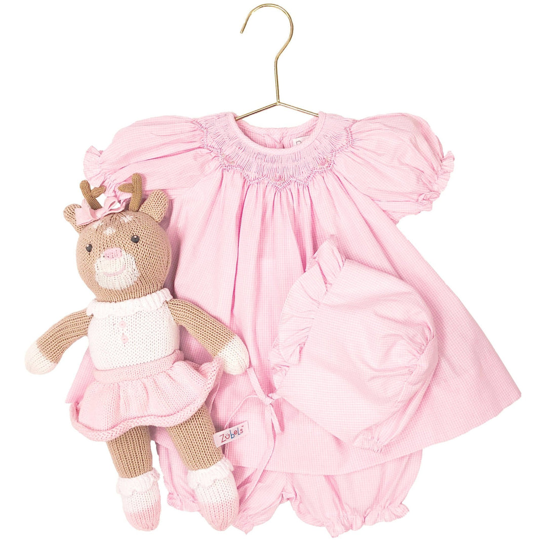 Bishop Zig Zag Smocked Dress - Petit Ami &amp; Zubels All Baby! Dress