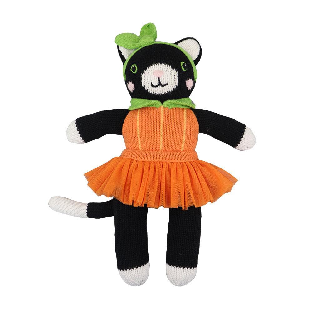 Boo the Pumpkin Kitty Knit Doll - Petit Ami & Zubels All Baby! Toy