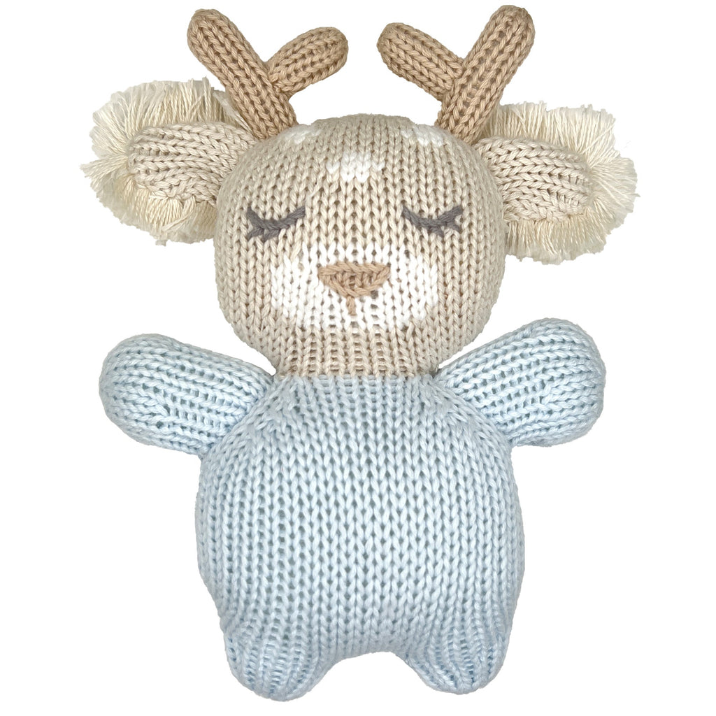 Bubbie the Fawn Knit Zubaby Doll - Petit Ami & Zubels All Baby! Toy