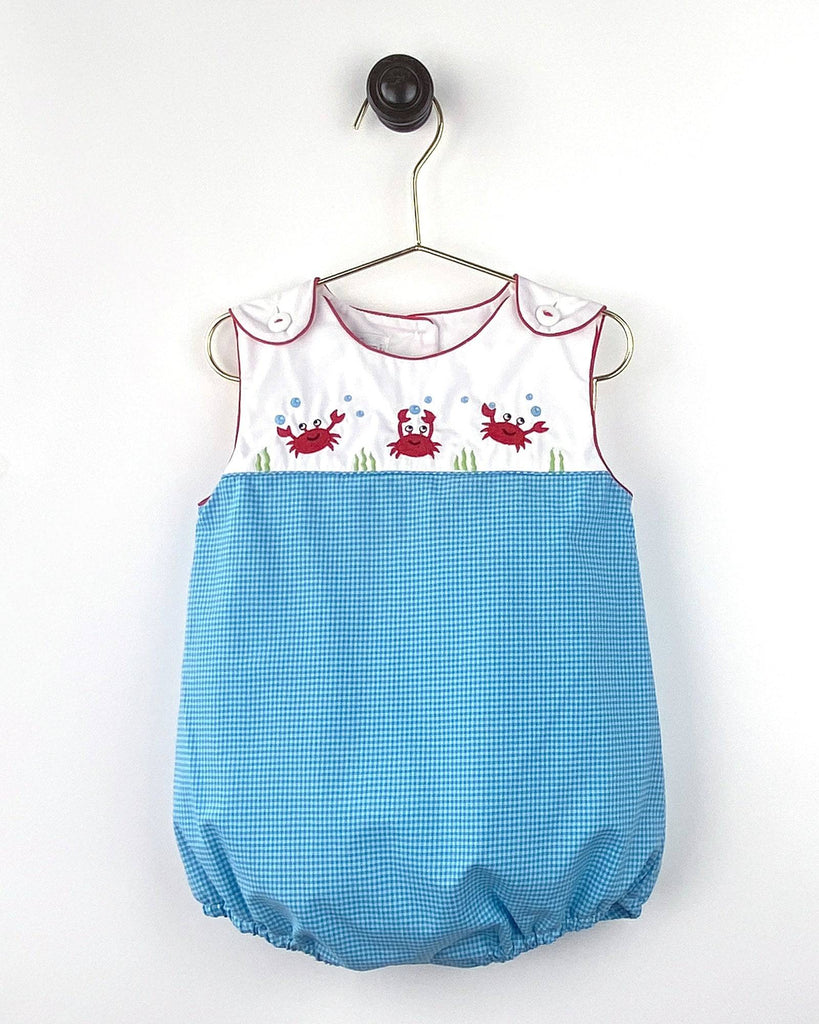 Bubble with Crab Embroidery - Petit Ami & Zubels All Baby! Bubble