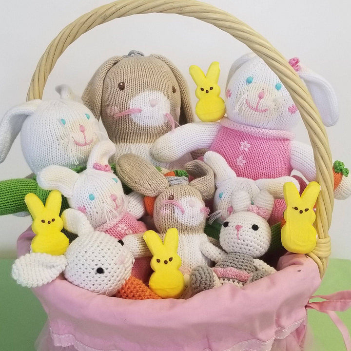 Bunny Crochet Stick Rattle - Petit Ami &amp; Zubels All Baby! Toy