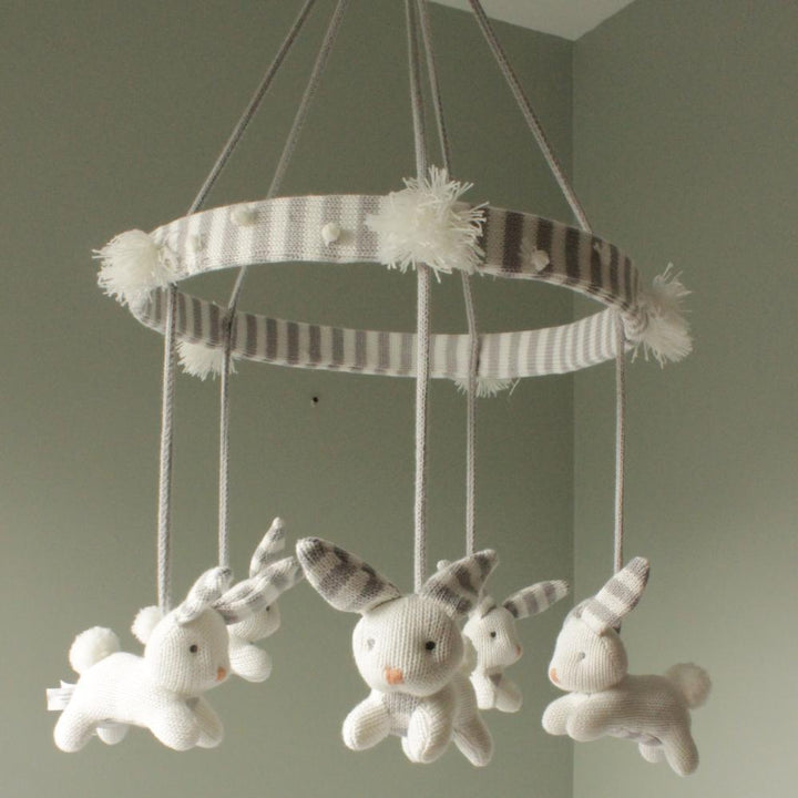 Bunny Round Mobile - Petit Ami &amp; Zubels All Baby! Mobile