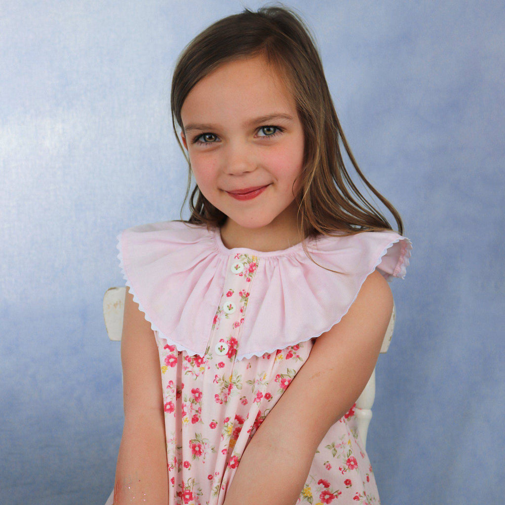 Butterfly Collar Floral Dress - Petit Ami & Zubels All Baby! Dress