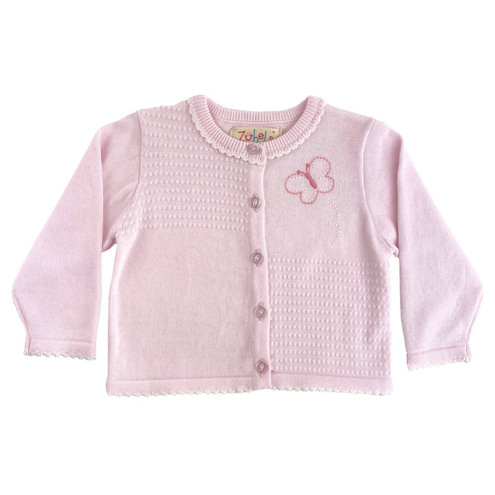 Butterfly Lightweight Knit Cardigan Sweater - Petit Ami &amp; Zubels All Baby! Sweater