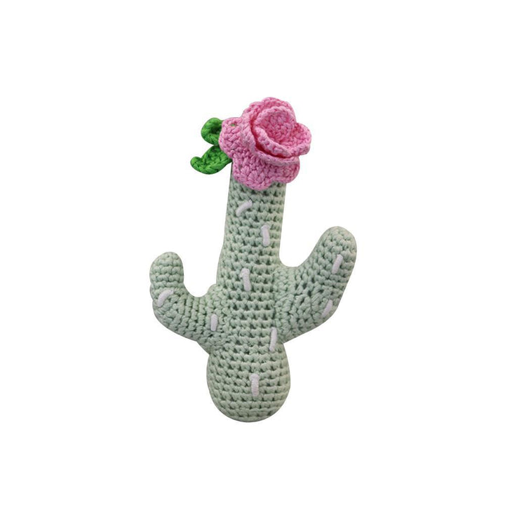 Cactus Crochet Stick Rattle - Petit Ami &amp; Zubels All Baby! Rattle