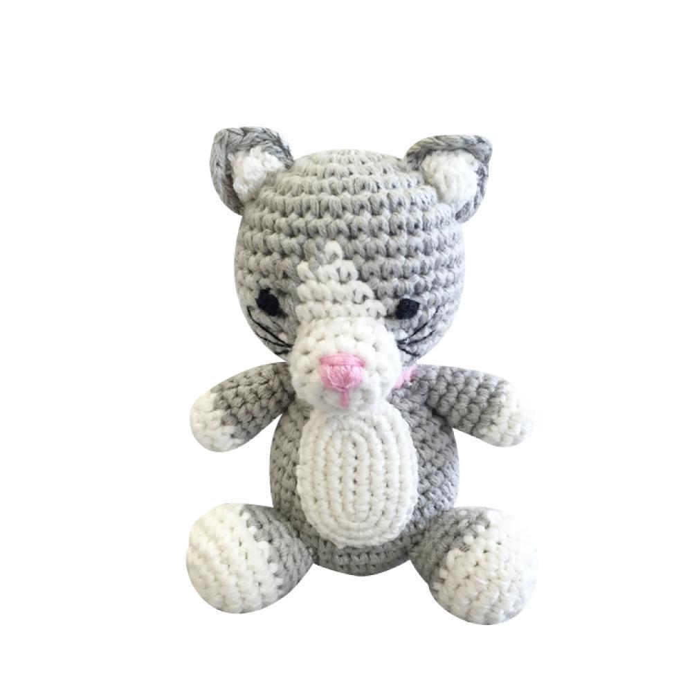 Cat Hand Crochet Toy - Petit Ami & Zubels All Baby! Toy