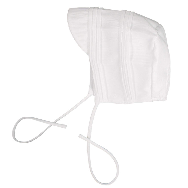 Christening Knicker &amp; Bonnet with Pintucks - Petit Ami &amp; Zubels All Baby! Romper
