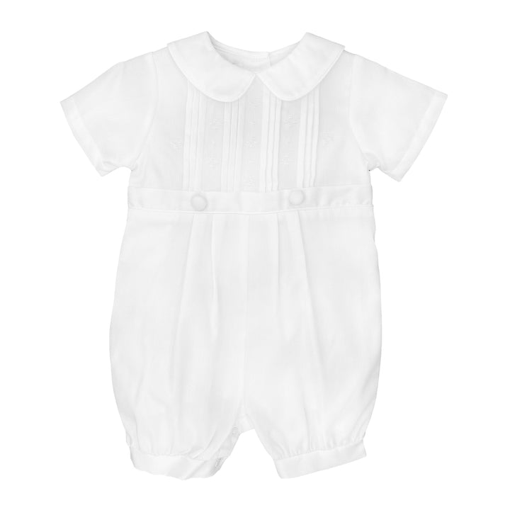 Christening Knicker &amp; Bonnet with Pintucks - Petit Ami &amp; Zubels All Baby! Romper