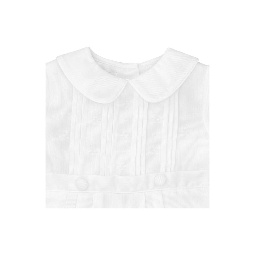 Christening Knicker &amp; Bonnet with Pintucks - Petit Ami &amp; Zubels All Baby! Romper