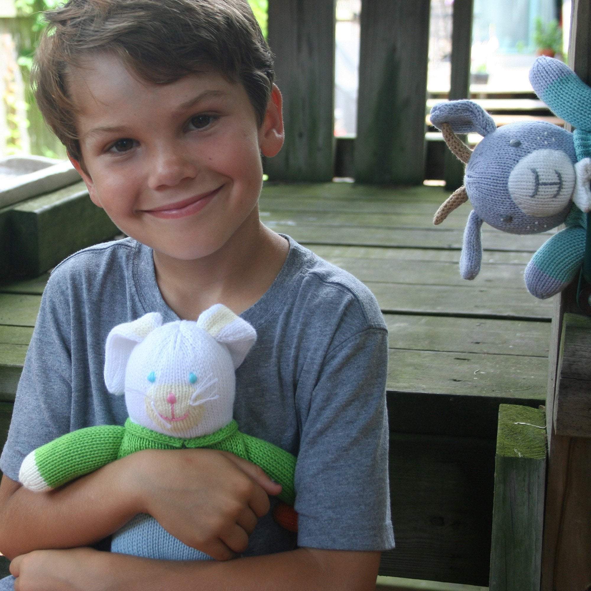 Shop for Collin the Bunny Knit Doll online