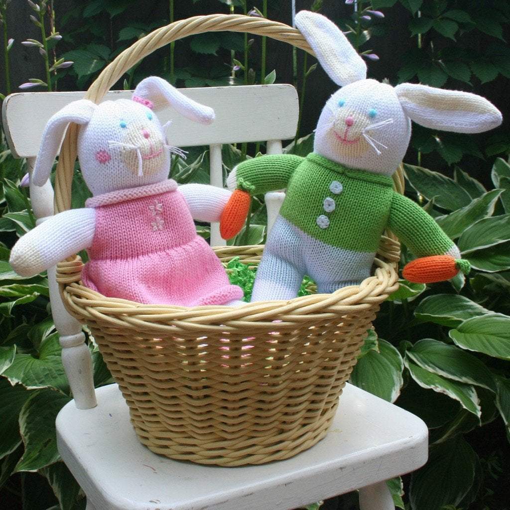 Collin the Bunny Knit Doll - Petit Ami & Zubels All Baby! Toy