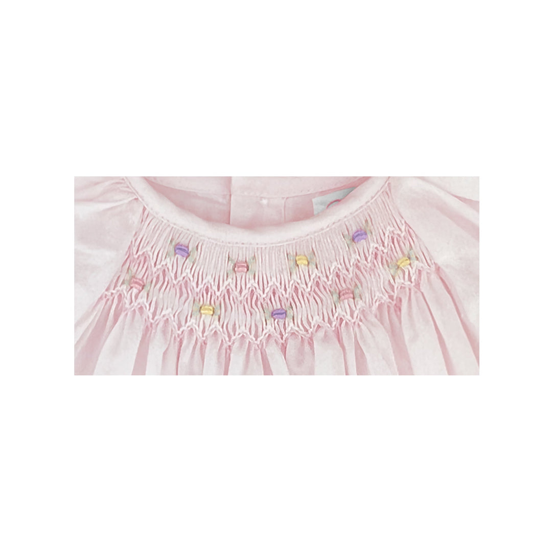 Daygown with Raglan Sleeves and Embroidered Hem - Petit Ami &amp; Zubels All Baby! Dress