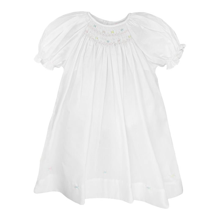 Daygown with Raglan Sleeves and Embroidered Hem - Petit Ami &amp; Zubels All Baby! Dress
