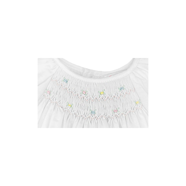 Daygown with Raglan Sleeves and Embroidered Hem - Petit Ami &amp; Zubels All Baby! Dress