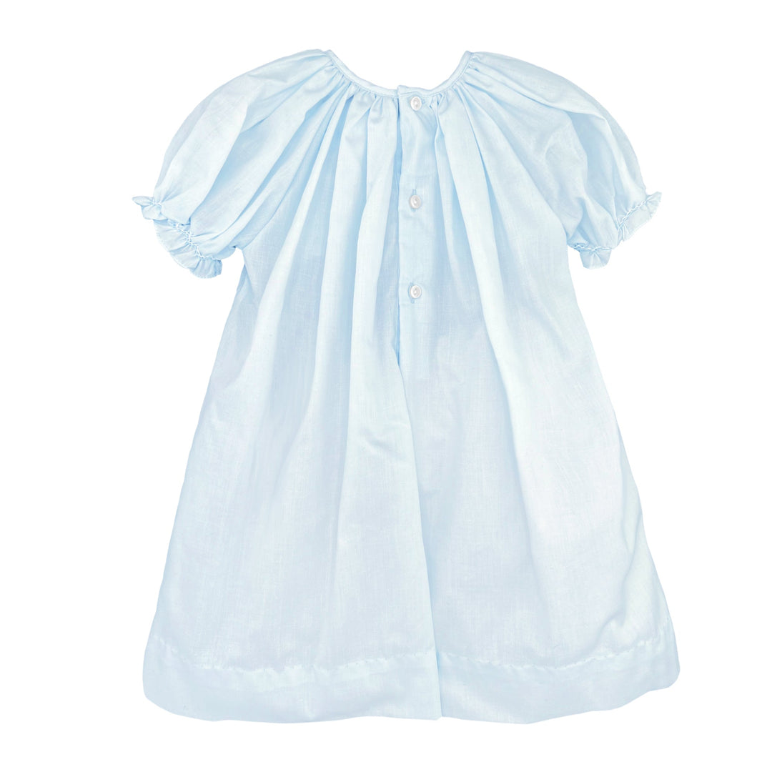 Daygown with Raglan Sleeves and Embroidered Hem - Petit Ami &amp; Zubels All Baby! Dress