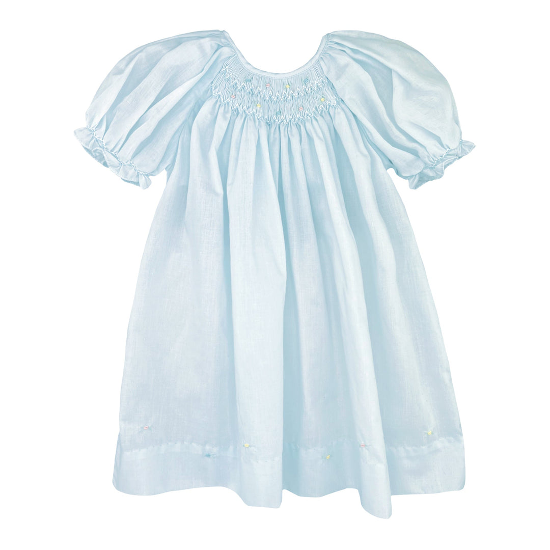 Petit Ami Baby Girls' Daydress with Embroidered Hem Petit Ami Baby Girls' Daydress with Embroidered Hem