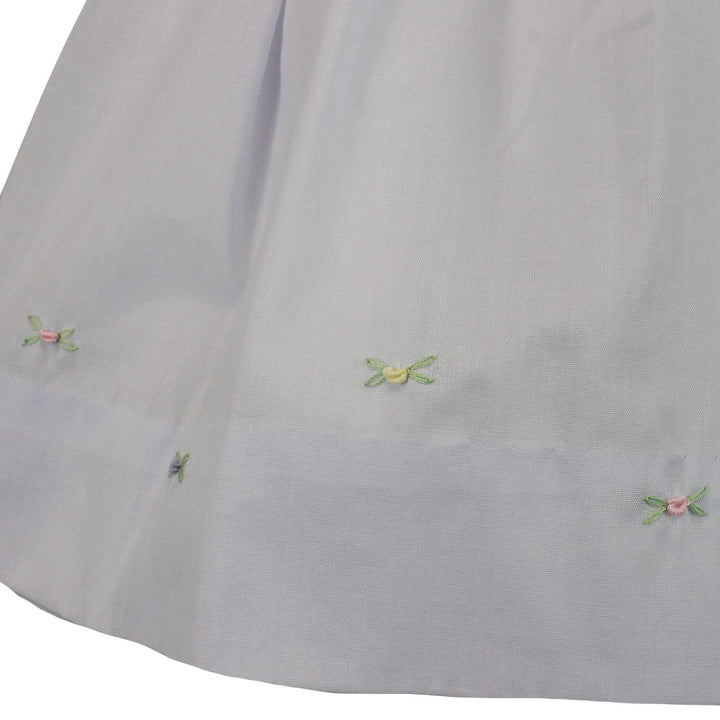 Daygown with Raglan Sleeves and Embroidered Hem - Petit Ami &amp; Zubels All Baby! Dress