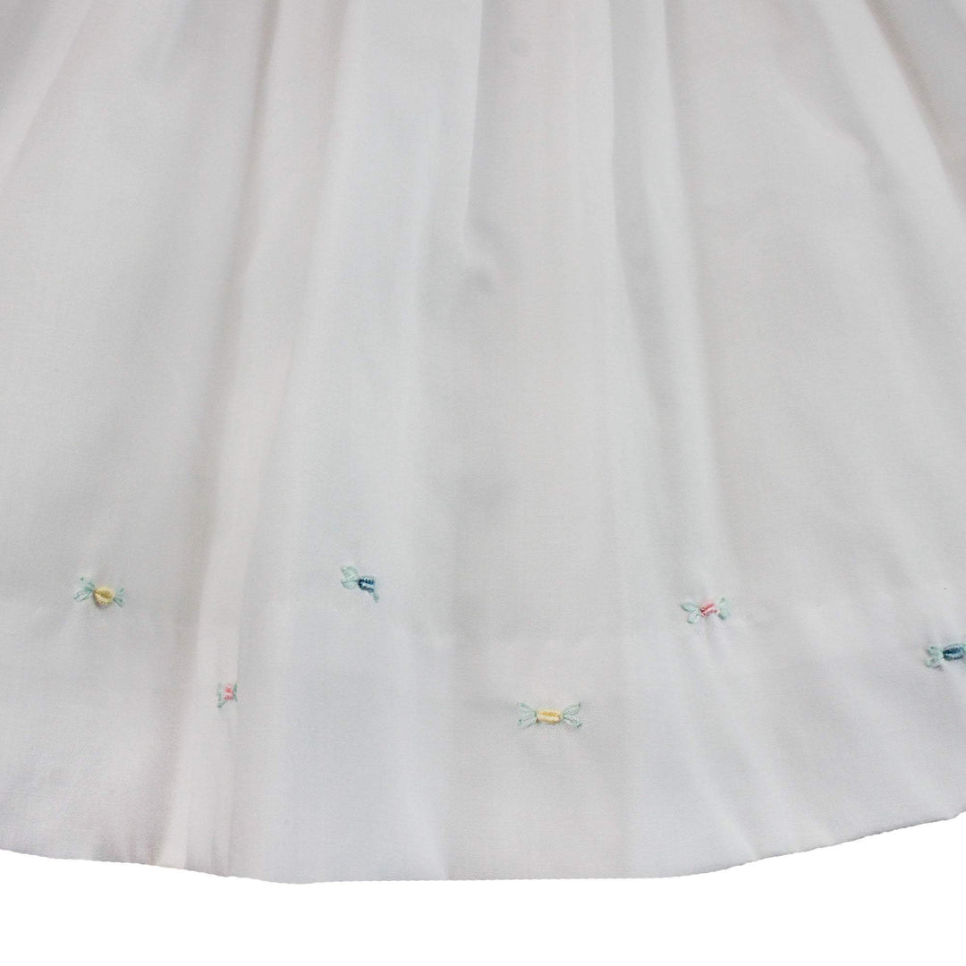 Daygown with Raglan Sleeves and Embroidered Hem - Petit Ami &amp; Zubels All Baby! Dress