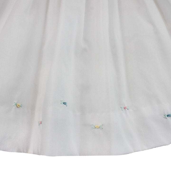 Daygown with Raglan Sleeves and Embroidered Hem - Petit Ami &amp; Zubels All Baby! Dress