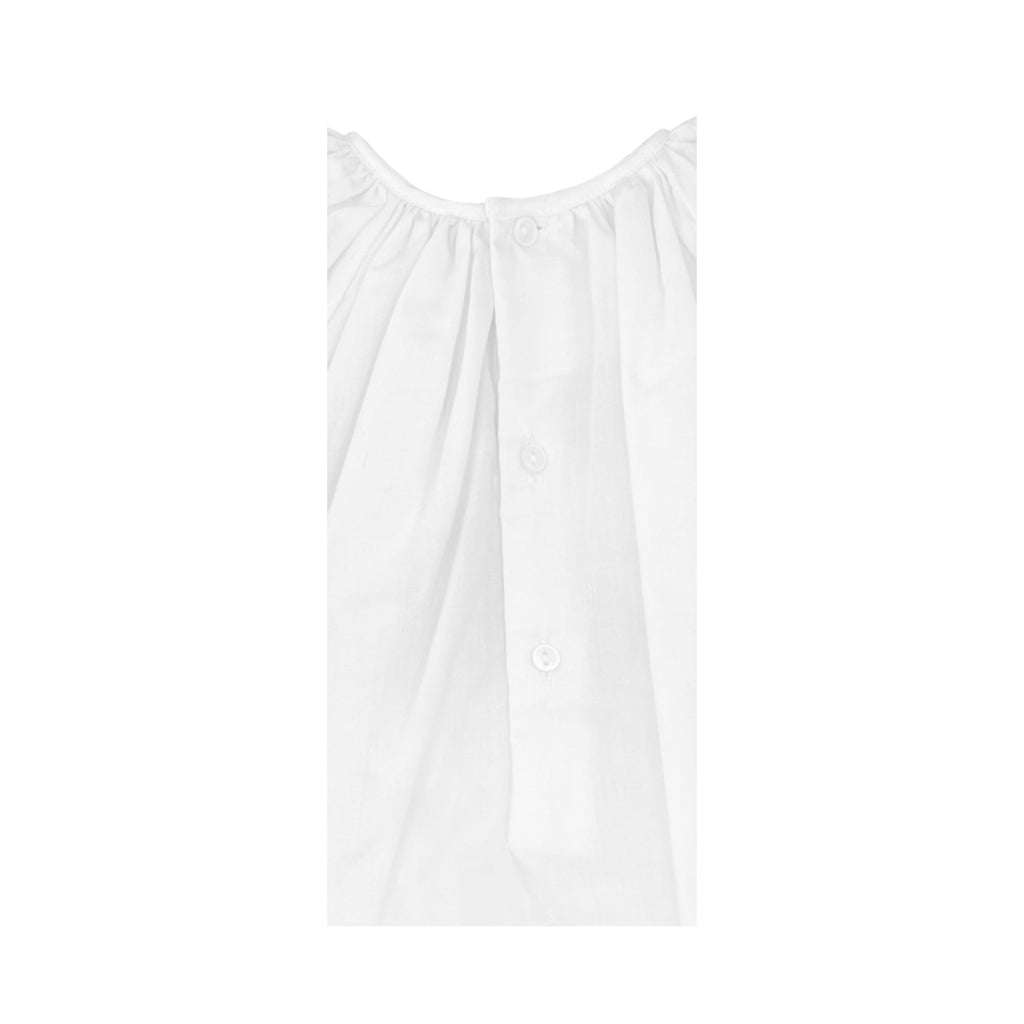 Daygown with Raglan Sleeves and Embroidered Hem - Petit Ami & Zubels All Baby! Dress