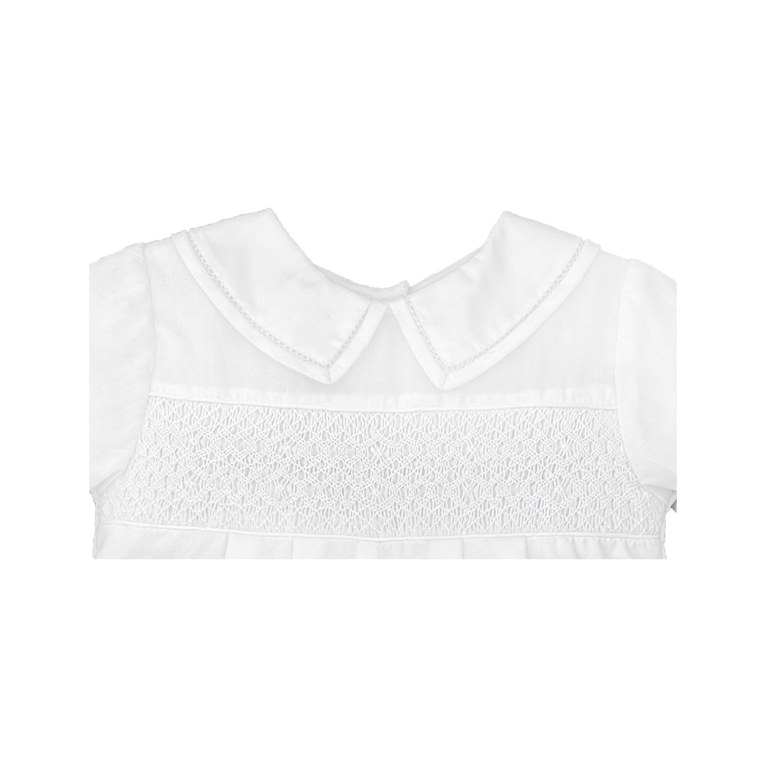 Diamond Smocked Romper - Petit Ami &amp; Zubels All Baby! Romper