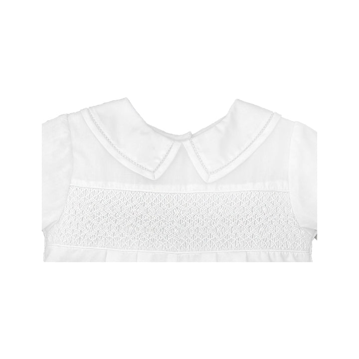 Diamond Smocked Romper - Petit Ami &amp; Zubels All Baby! Romper