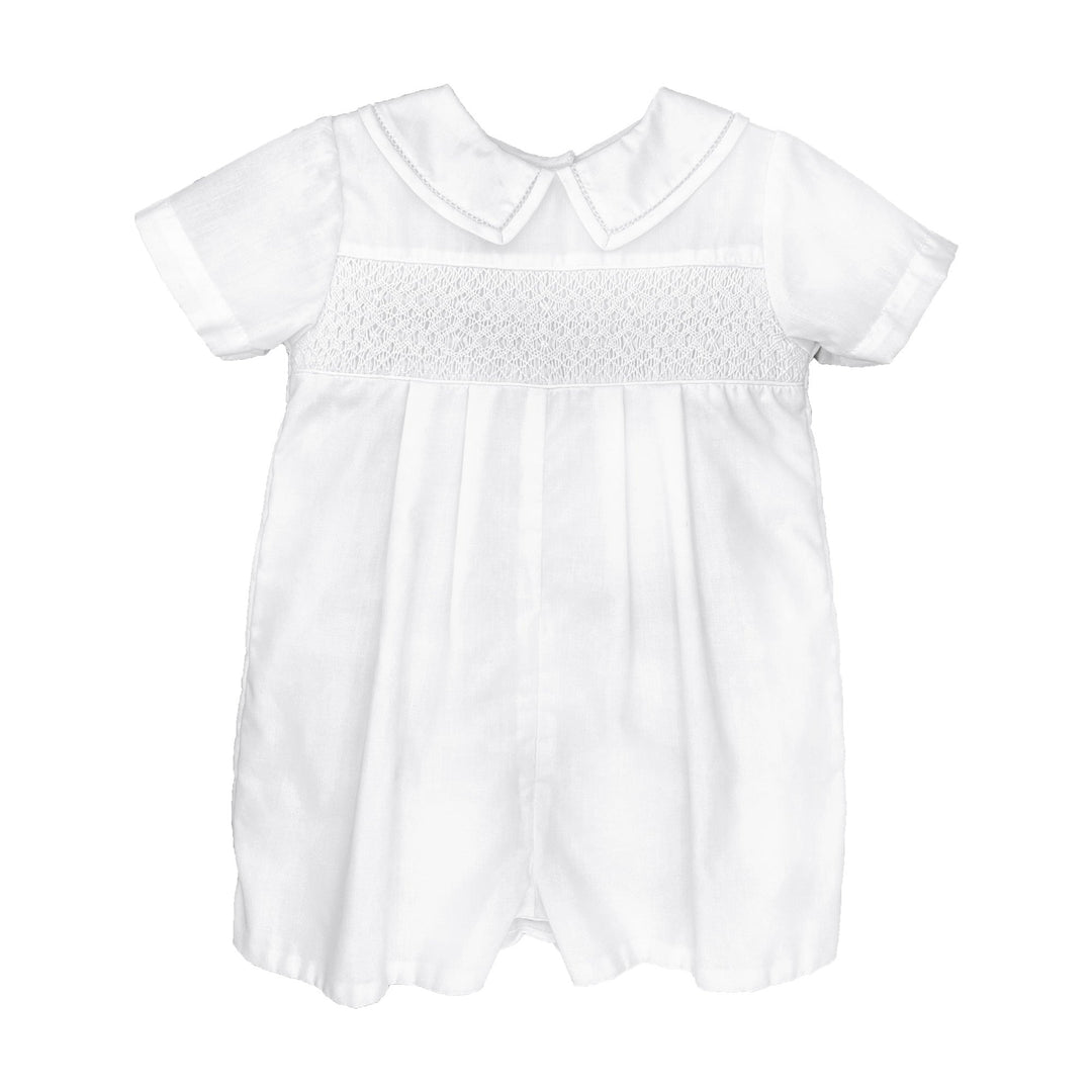 Diamond Smocked Romper - Petit Ami &amp; Zubels All Baby! Romper