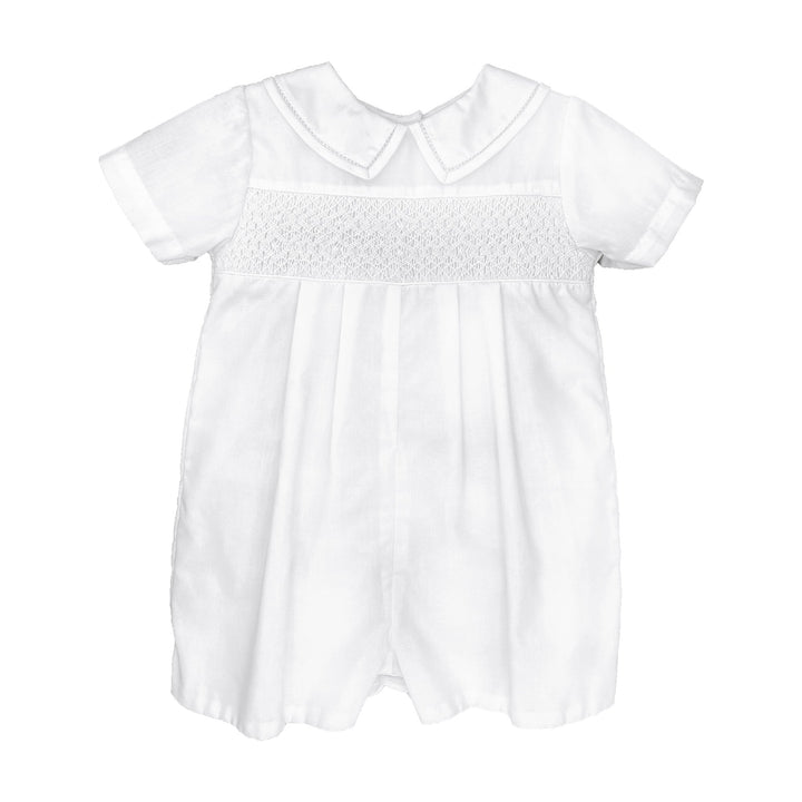 Diamond Smocked Romper - Petit Ami &amp; Zubels All Baby! Romper