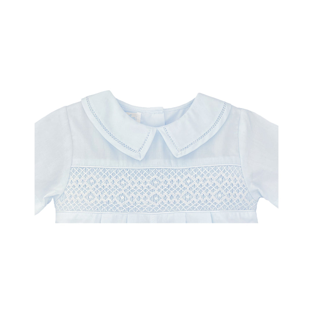 Diamond Smocked Romper - Petit Ami &amp; Zubels All Baby! Romper