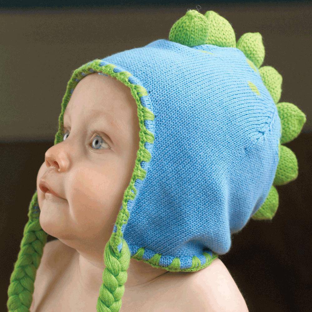Dinosaur Knit Hat - Petit Ami & Zubels All Baby! Hat