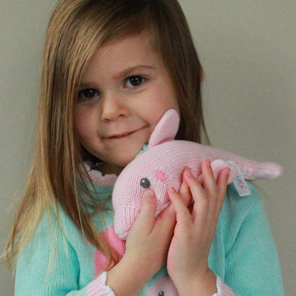 Dolly the Dolphin Knit Doll - Petit Ami & Zubels All Baby! Toy