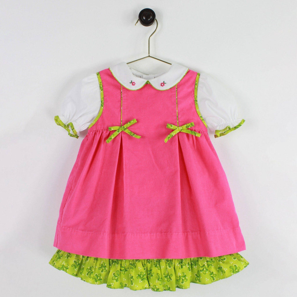 Dress with Bows & Embroidery - Petit Ami & Zubels All Baby! Dress