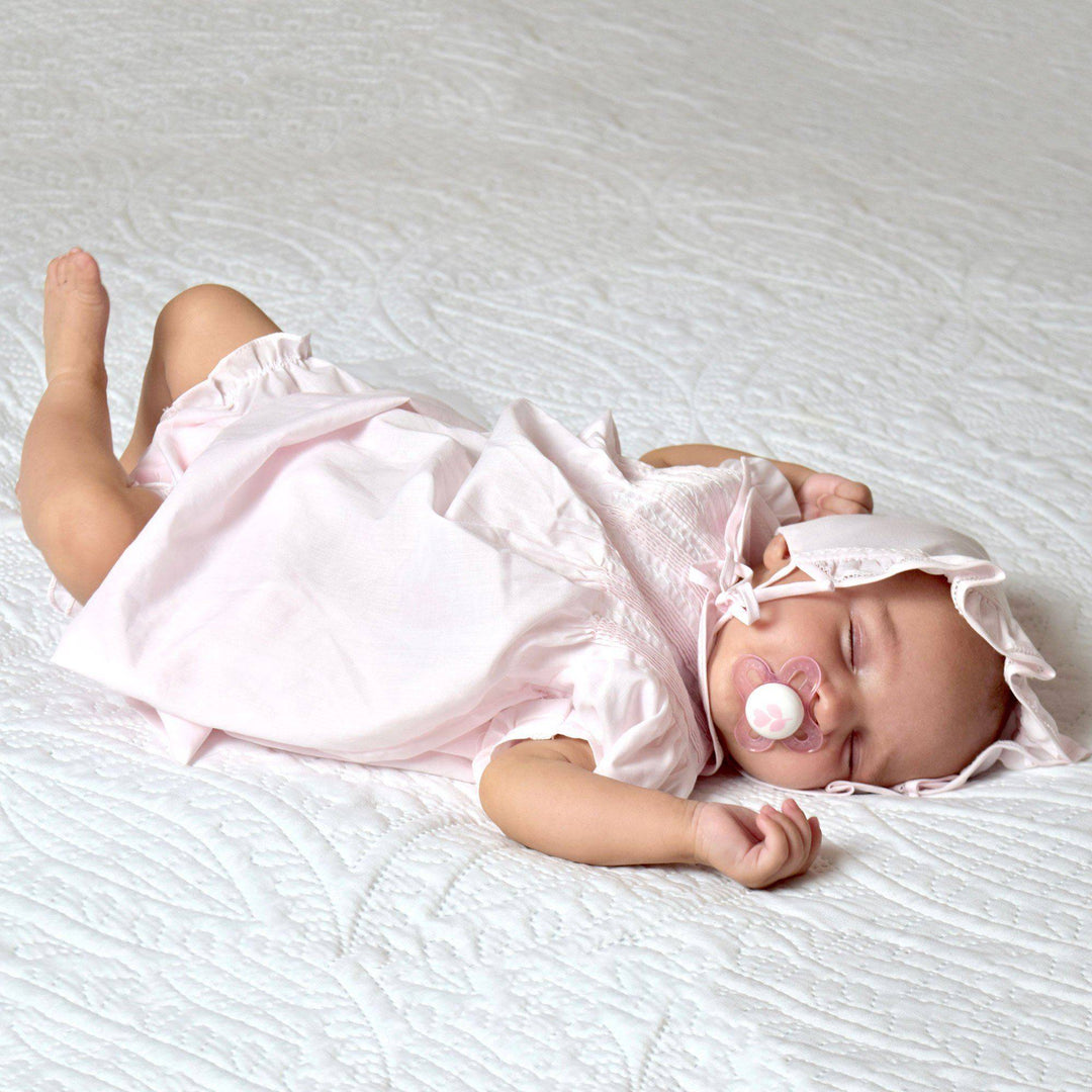 Dress with Pintucks and Featherstitching - Petit Ami &amp; Zubels All Baby! Dress