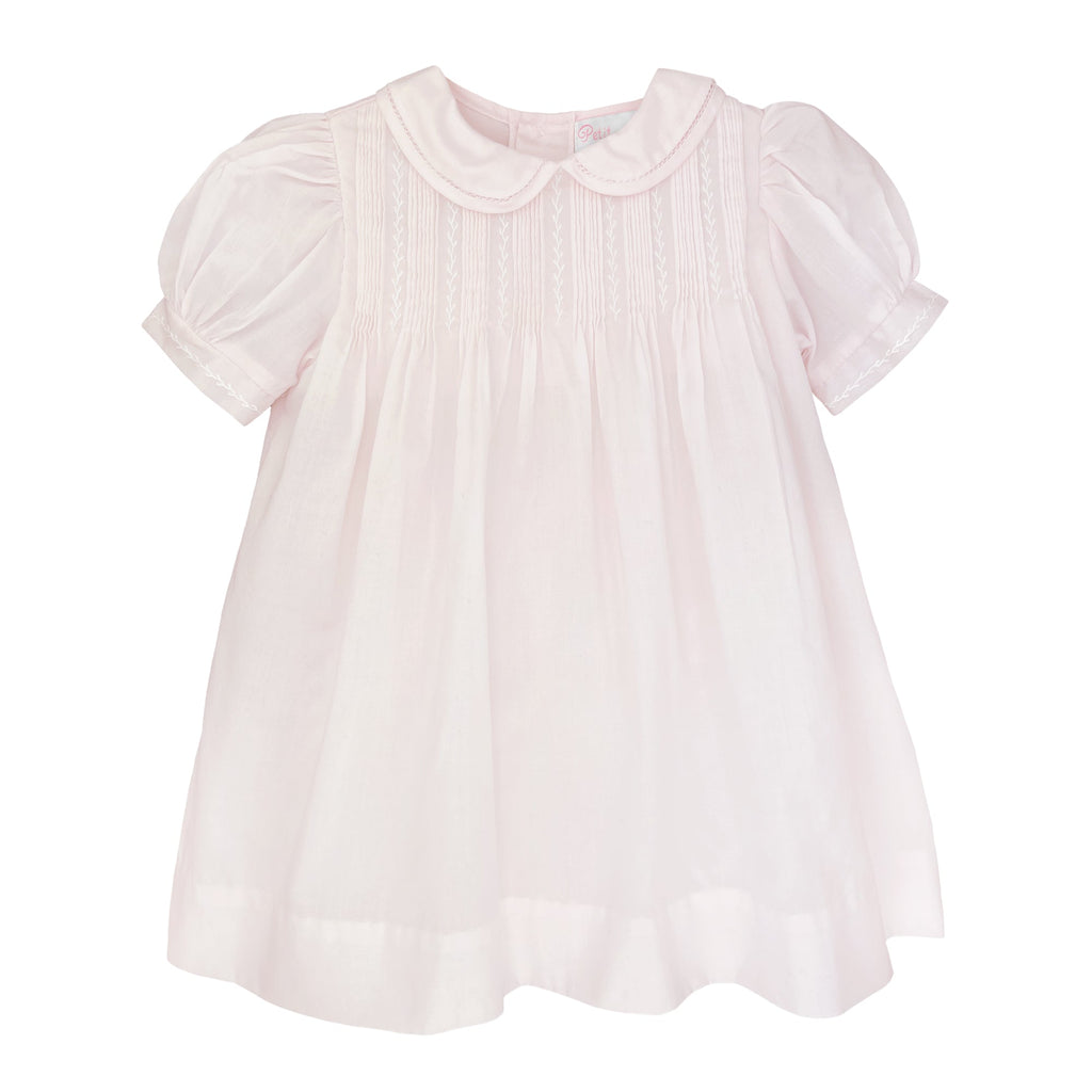 Dress with Pintucks and Featherstitching - Petit Ami & Zubels All Baby! Dress