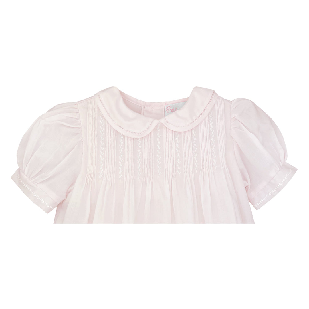 Dress with Pintucks and Featherstitching - Petit Ami &amp; Zubels All Baby! Dress