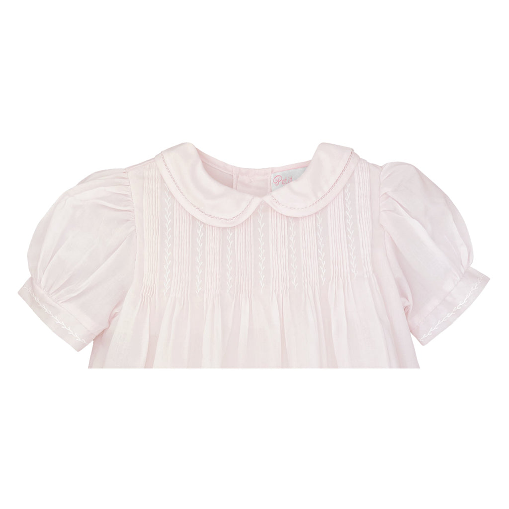 Dress with Pintucks and Featherstitching - Petit Ami & Zubels All Baby! Dress