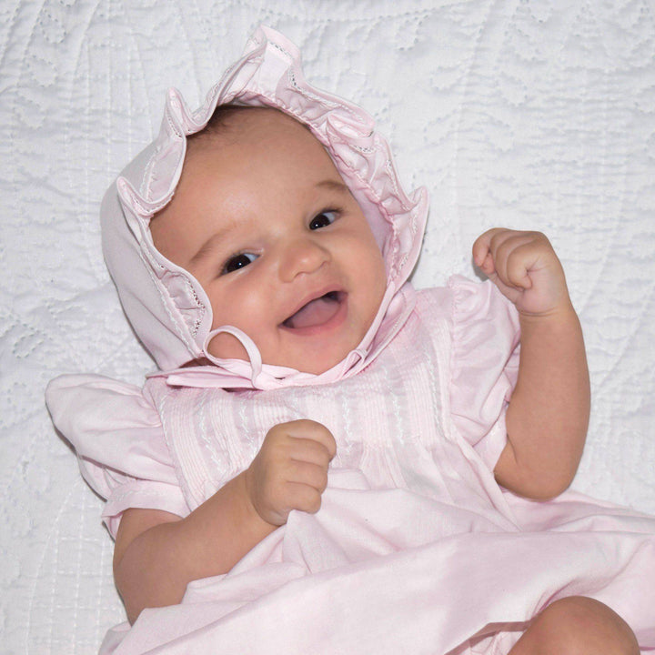 Dress with Pintucks and Featherstitching - Petit Ami &amp; Zubels All Baby! Dress
