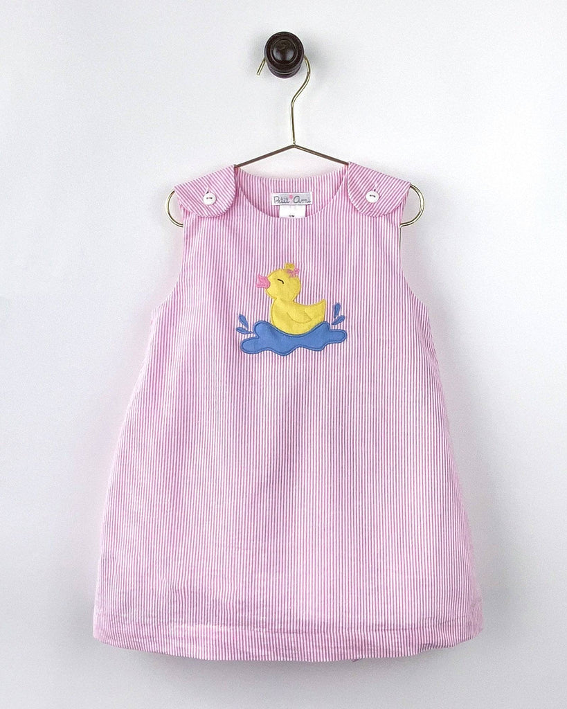 Duck Applique Sundress - Petit Ami & Zubels All Baby! Dress
