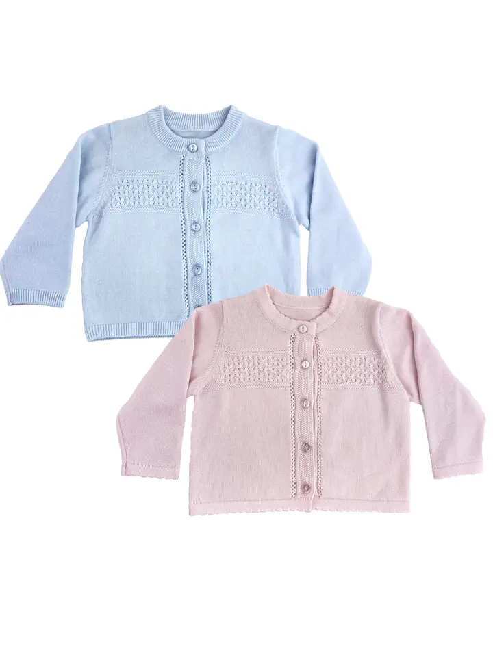 Diamond Lightweight Knit Cardigan Sweater - 2 Colors