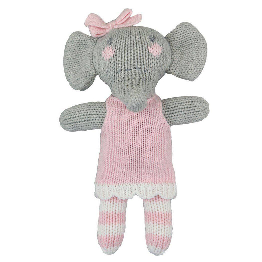 Edna the Elephant Knit Doll - Petit Ami & Zubels All Baby! Toy