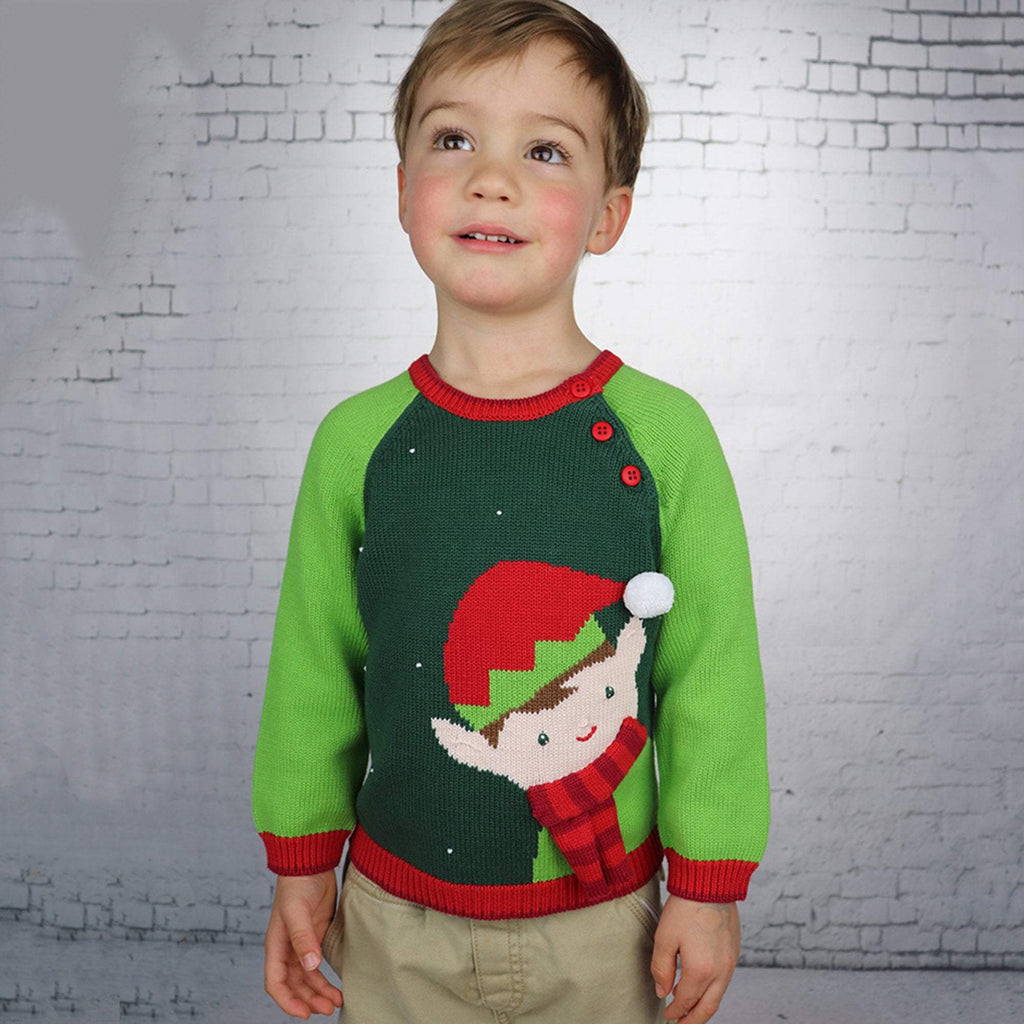 Elf Knit Sweater for Boys - Petit Ami & Zubels All Baby! Sweater