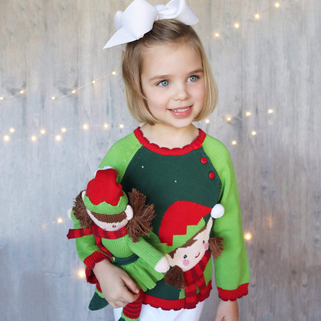 Elf Knit Sweater for Girls - Petit Ami & Zubels All Baby! Sweater