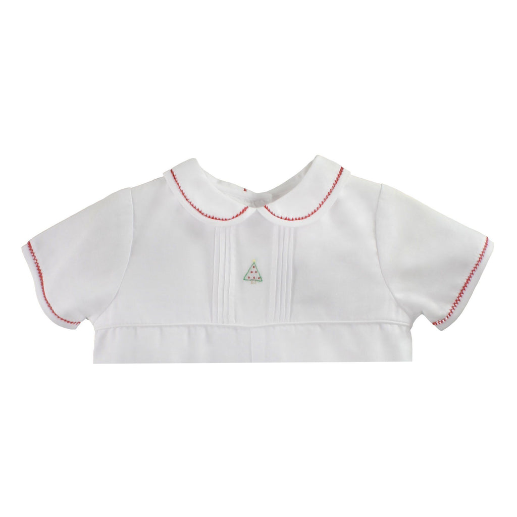 Embroidered Christmas Romper - Petit Ami & Zubels All Baby! Romper