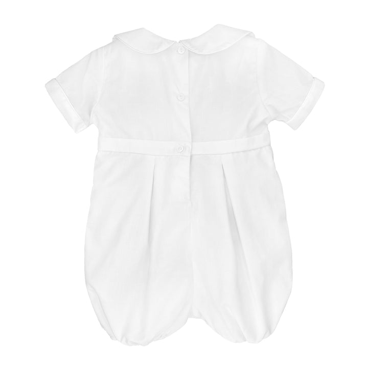 Embroidered Cross Christening Romper - Petit Ami &amp; Zubels All Baby! Romper