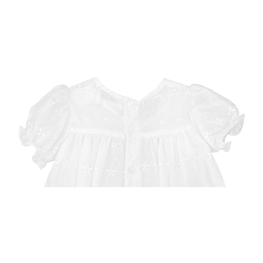 Eyelet Lace Christening Gown - Petit Ami & Zubels All Baby! Dress